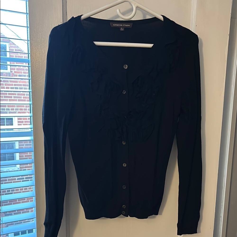 Adrienne Vittadini Black Cardigan